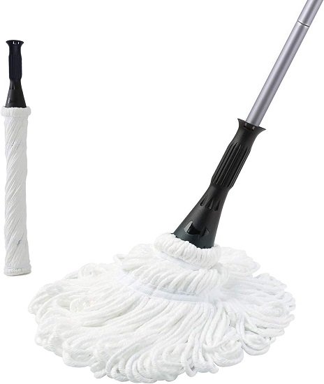Wet Mop for Floor Cleaning,57.5 Inch Long Handle