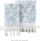 100% Cotton Hand Towel Set, Aqua