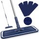 Microfiber Mops for Floor Cleaning,with 4 Reusable Washable Chenille Pads