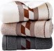 Bathroom Hand Towels 100% Cotton Super Soft Ring Spun Highly Absorbent and Durable, Size 14" x 29" 3-Pack (Grey+White+Khaki)