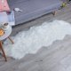 Faux Sheep Fur Rug, Soft Fluffy Furry Area Rug Super Soft 2 x 5.3 Feet, White